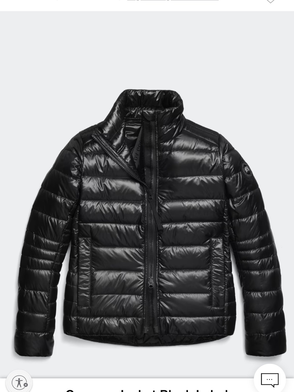NWT Canada Goose Cypress Black Label